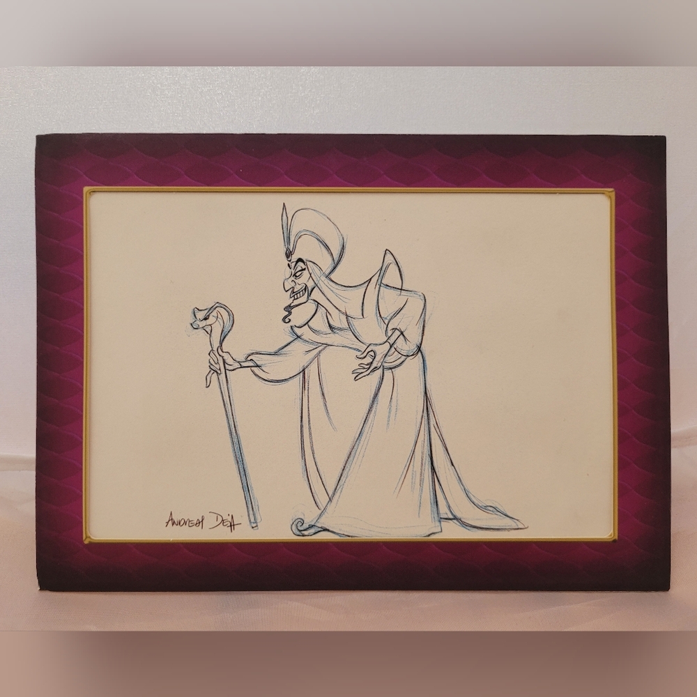 Disney Character Sketch Art Prints - With Artist's Autograph - Picture 3 of 8